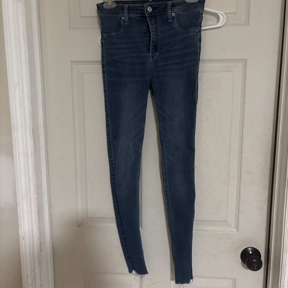 Abercrombie & Fitch Jeans Size 26/2 Womens Simone High Rise Jean legging Blue